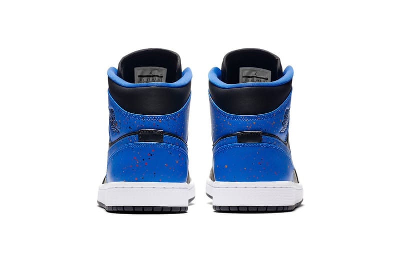 Jordan 1 royal paint 2024 splatter