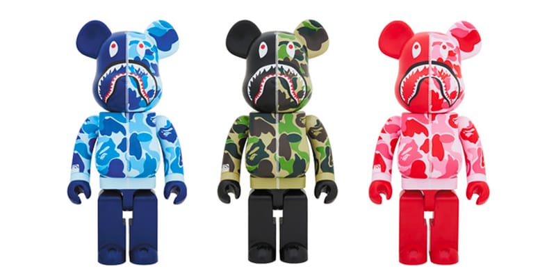 BAPE ABC CAMO Shark 1000% BE@RBRICK Lottery | Hypebeast