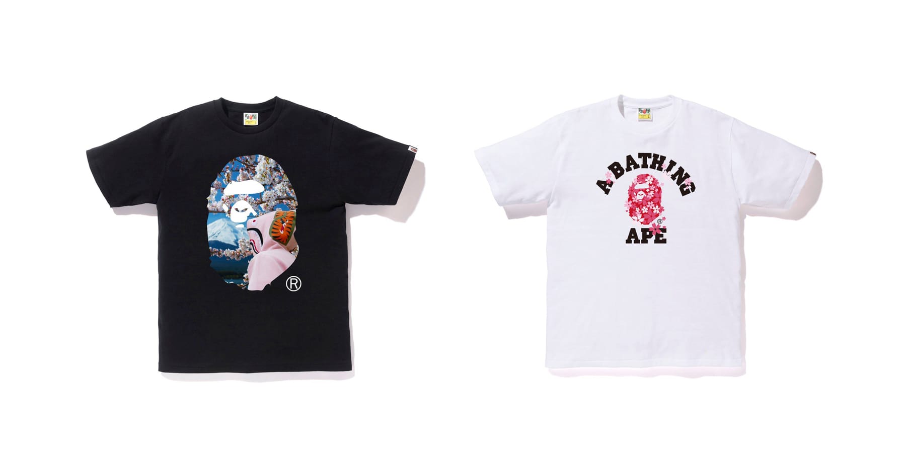 BAPE Drops Graphic T-Shirts for Sakura Season | HYPEBEAST