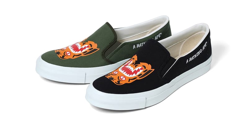 Bape hot sale slip ons