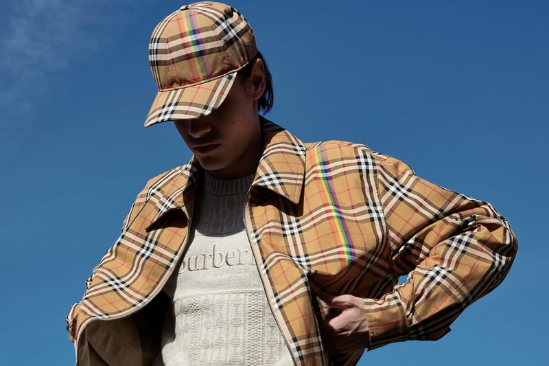 Burberry 2025 rainbow cap