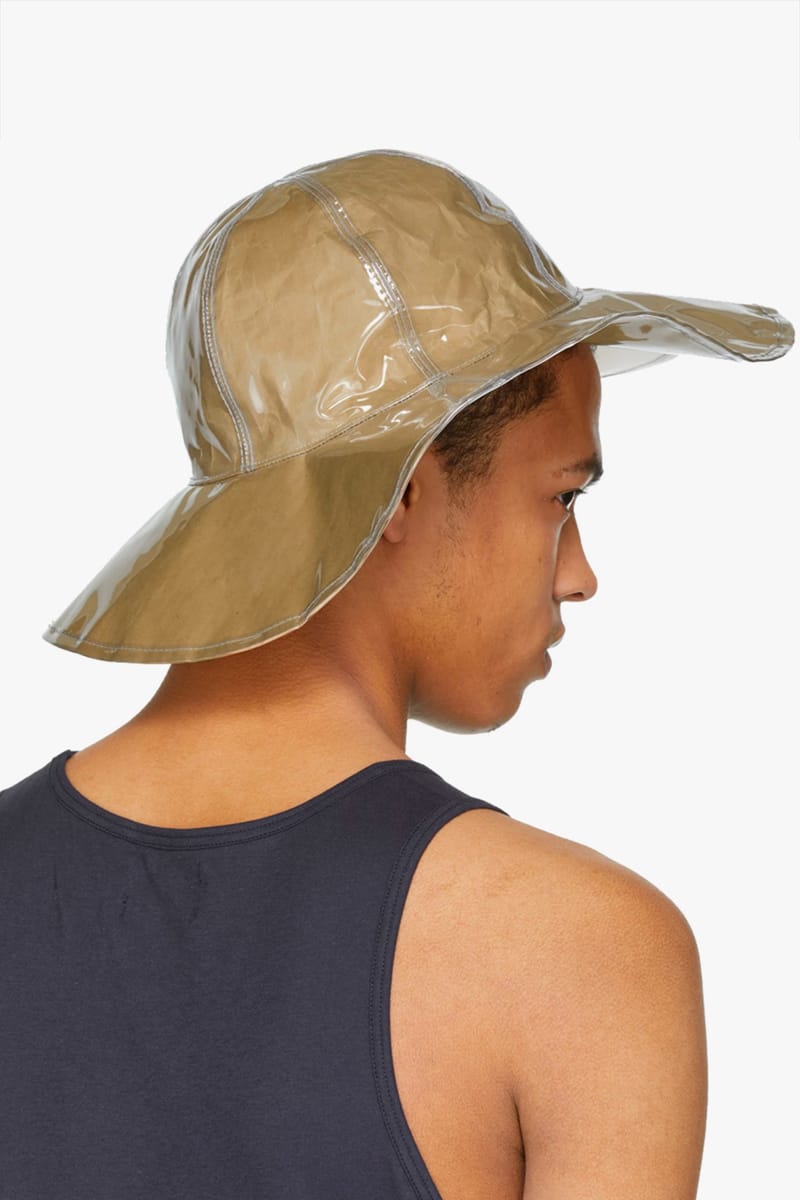 COMME des GAR ONS Brown Paper Hat Available Now Hypebeast