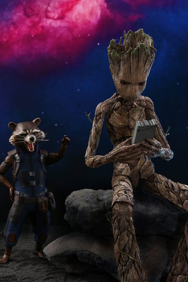 Groot and best sale rocket toy