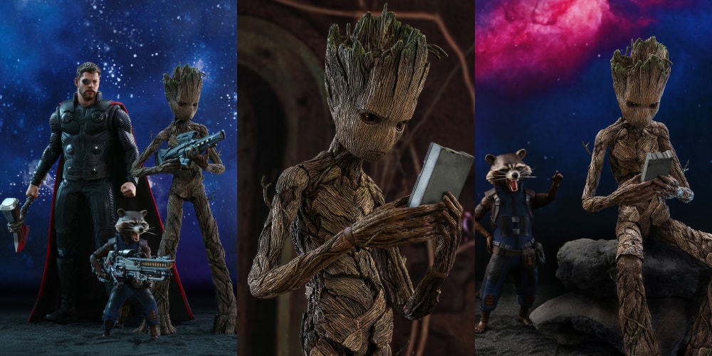 Hot Toys представляет фигурки Грута и Ракеты из «Мстителей: Война бесконечности»