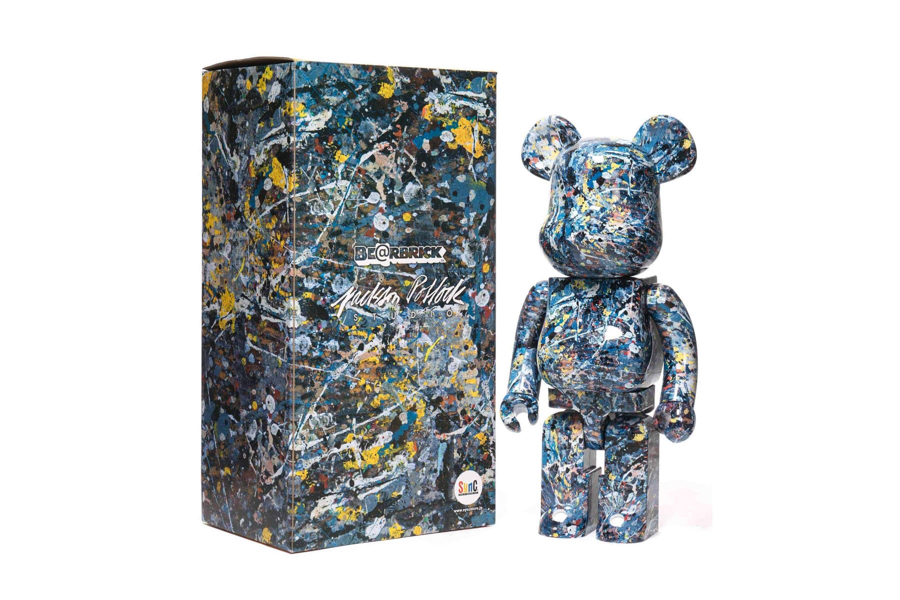Jackson Pollock BE@RBRICK Medicom Toy Release | Hypebeast