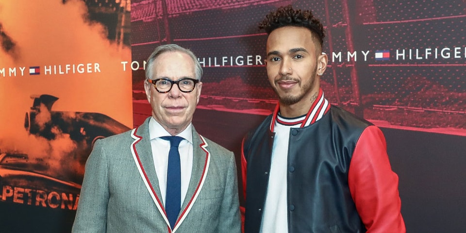 lewis hamilton tommy hilfiger clothing