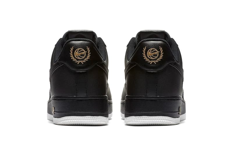 air force 1 black nike sign