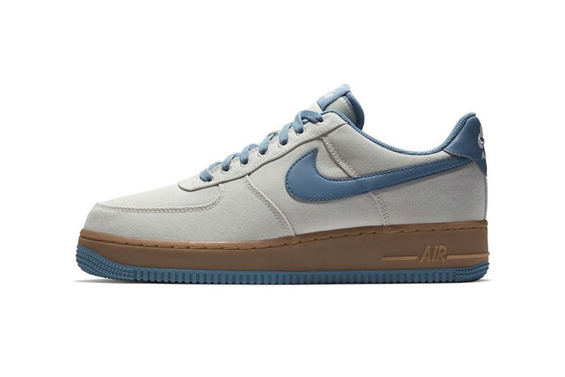 Nike air force 1 canvas clearance blue