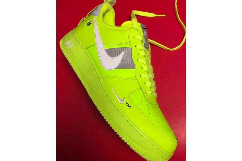 Fluorescent yellow nike on sale