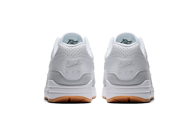 Nike air max sale 1 white platinum gum