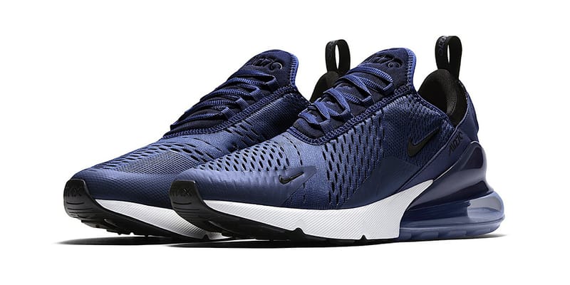 Nike air max store 270 navy running shoes