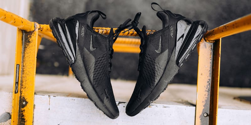 Nike Air Max 270 Triple Black Closer Look Hypebeast