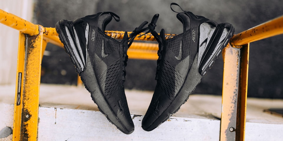 nike air max 270 triple black