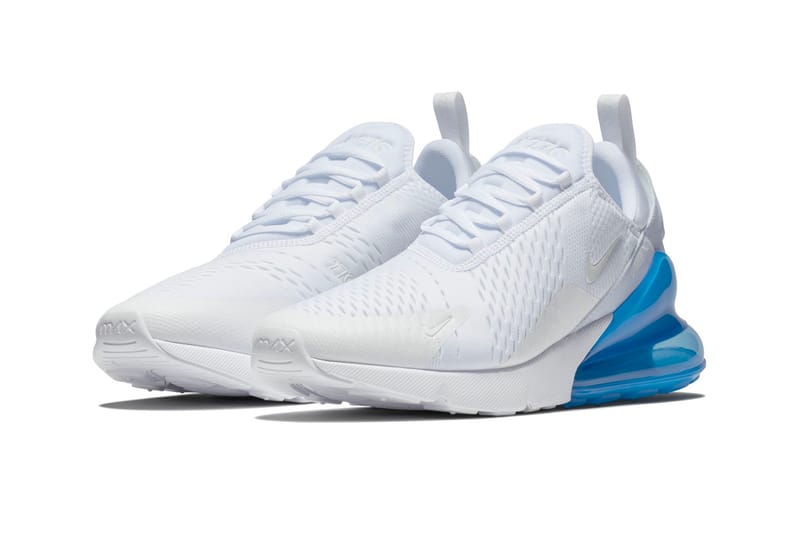 white blue nike air max 270