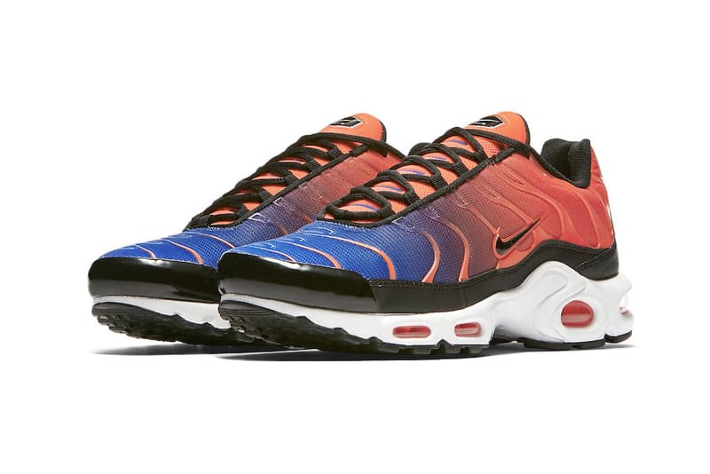 nike air max plus blue and pink