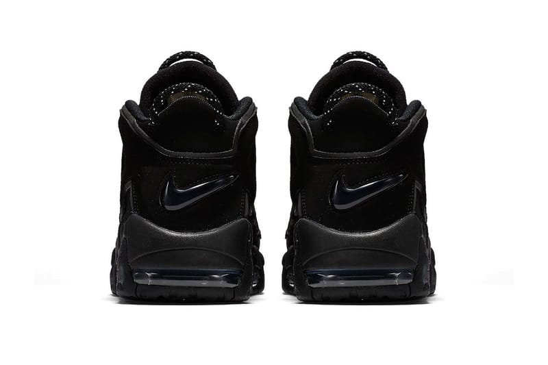 Nike air uptempo all on sale black