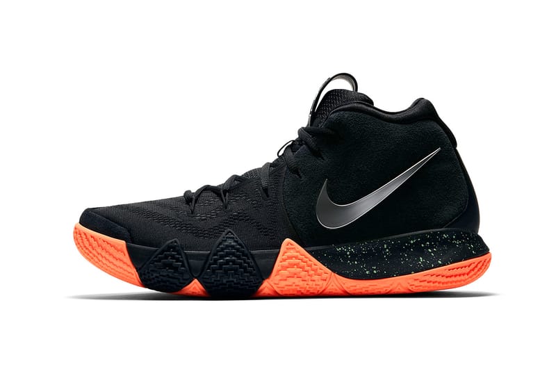 Kyrie irving shoes orange and black on sale