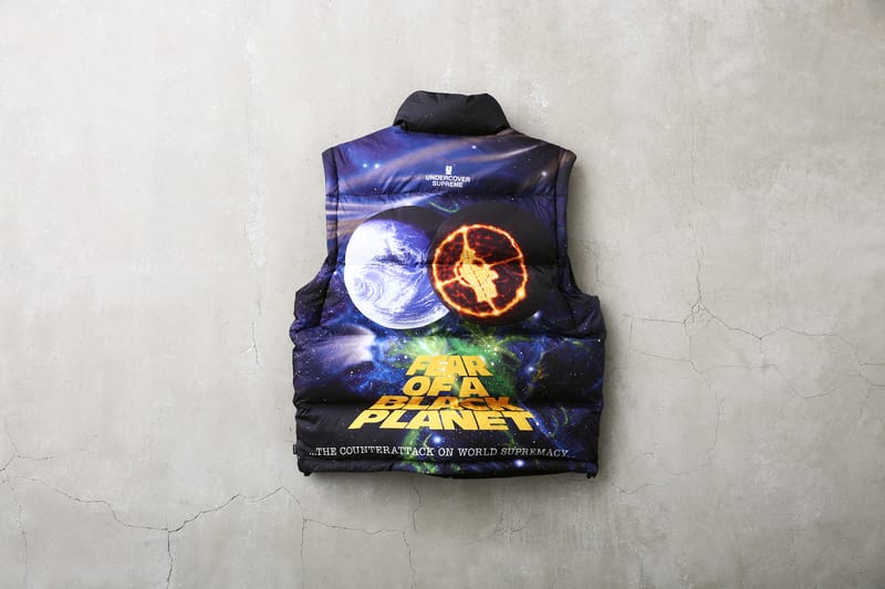 undercover x Supreme public enemyジャケット L SUPREME x UNDERCOVER x Public Enemy Puffer Jacket Sz S Small