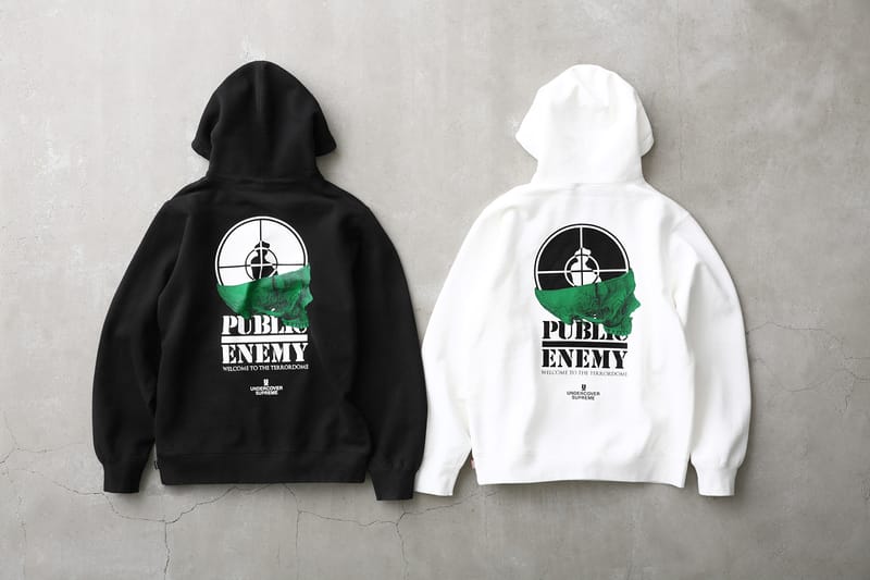 Supreme x undercover cheap x public enemy hoodie