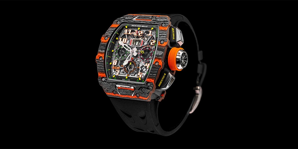 Richard Mille отмечает роскошные поездки для автоматического хронографа с функцией обратного хода RM 11-03 McLaren