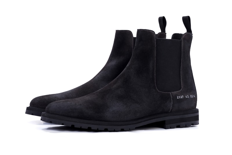 Common projects chelsea shop boots warm grey