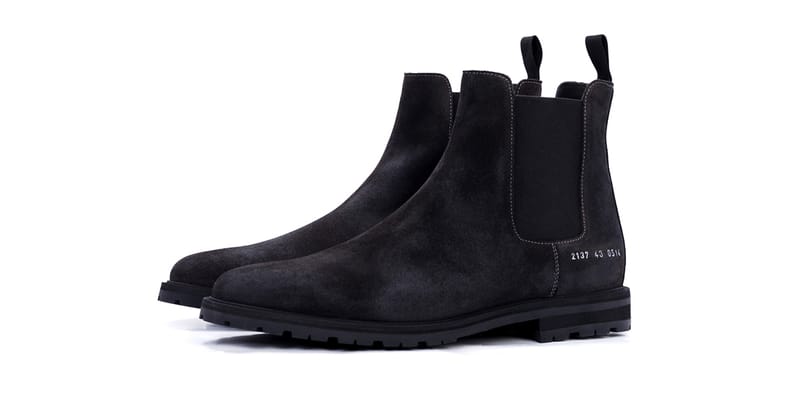 Common projects chelsea boots warm grey online