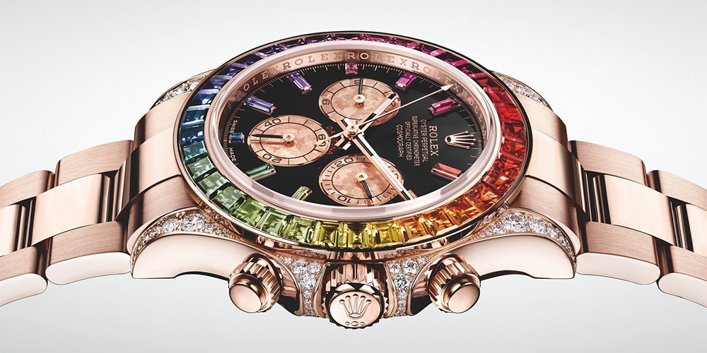 Потрясающие Rolex «Rainbow» Daytona возвращаются в Everose