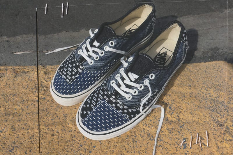 Vans Patchwork Denim Authentic Slip On Sk8 Hi Hypebeast