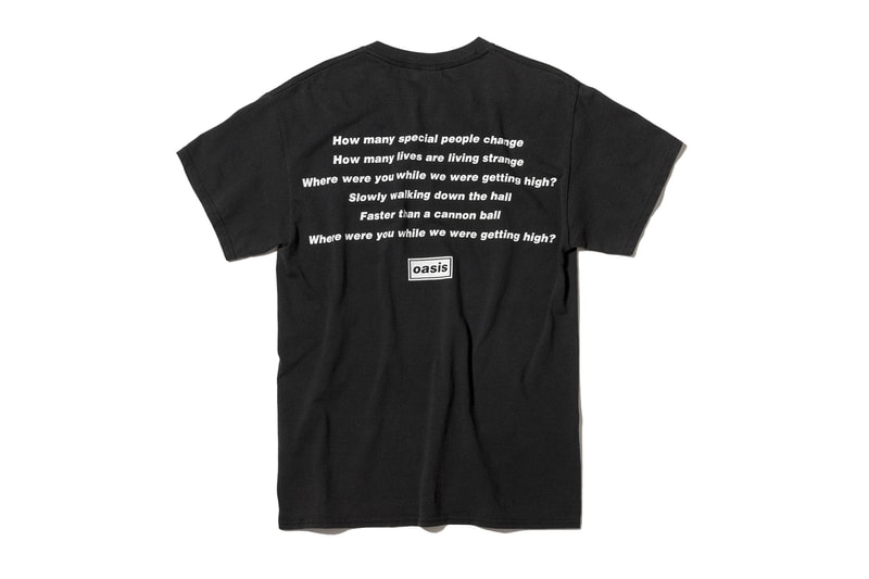 Oasis x ADAM ET ROPÉ T-shirt Collaboration | Hypebeast