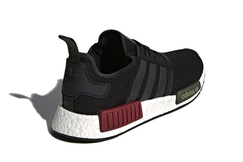 Adidas nmd olive clearance maroon