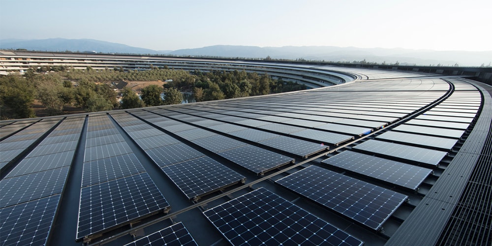 Apple теперь во всем мире работает на 100% возобновляемой энергии