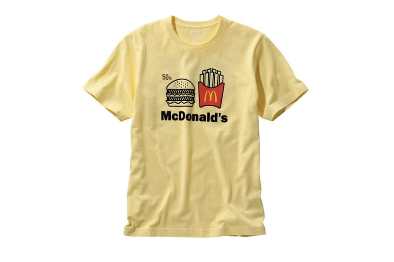 McDonald s x Uniqlo UT Big Mac 50th T Shirts Hypebeast