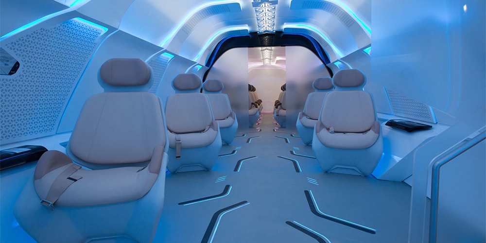 BMW представляет роскошный дизайн пассажирских салонов Virgin Hyperloop One