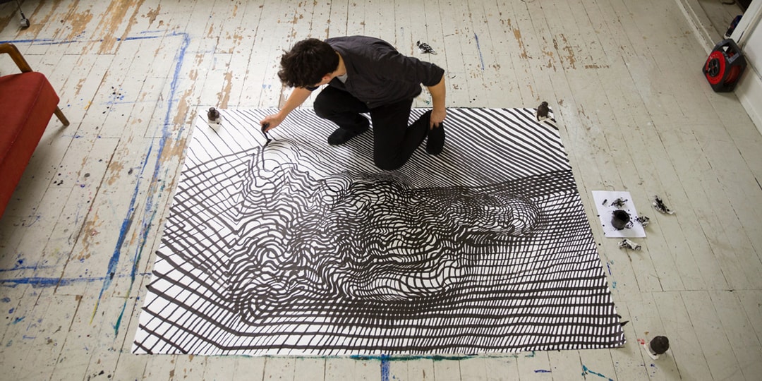 Карл Крулл создает массивные рисунки тушью для последней выставки «Резонанс»