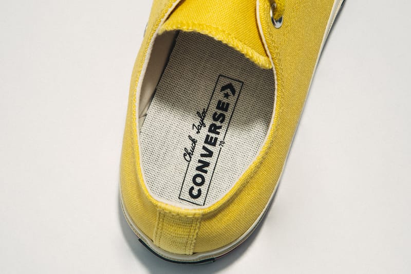 New yellow clearance converse