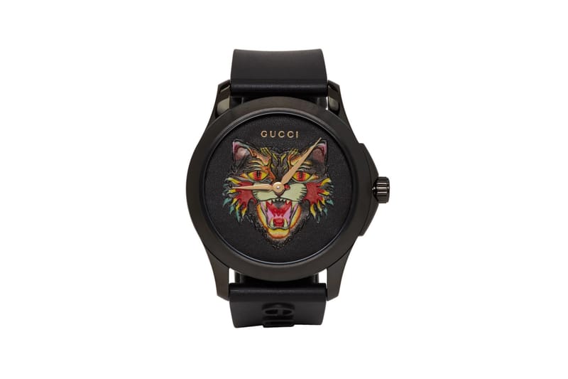 Gucci watch shop with cat face