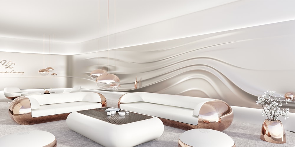 Mercedes-Maybach представляет уникальную роскошную мебель для гостиной
