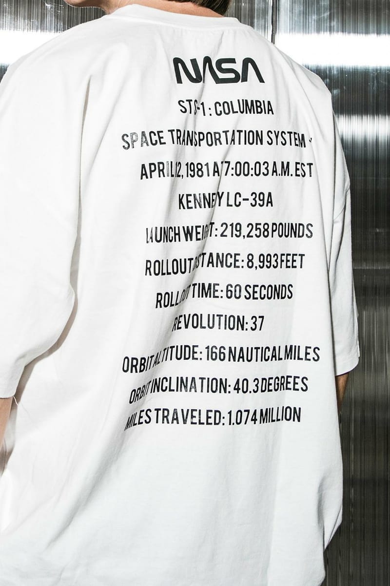 Nasa off outlet white shirt