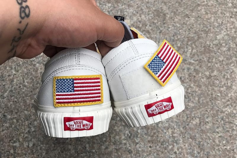 White nasa 2024 vans shoes