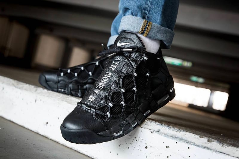 Nike Air More Money Black Pure Platinum Release Hypebeast