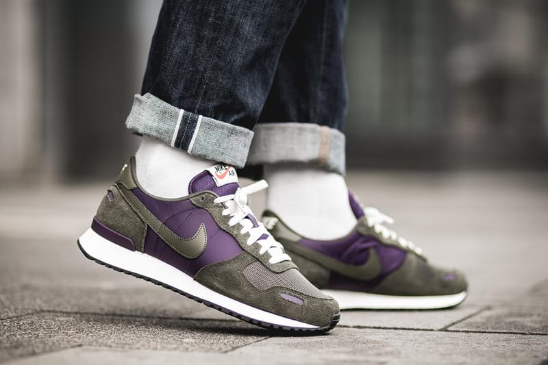 Nike khaki air vortex trainers best sale