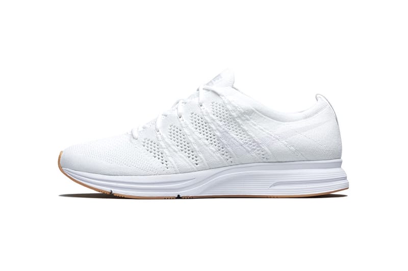 Nike flyknit trainer sales white for sale