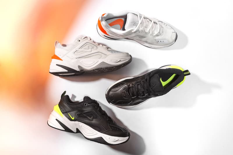 nike m2k tekno black volt