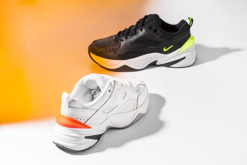 nike m2k tekno black volt