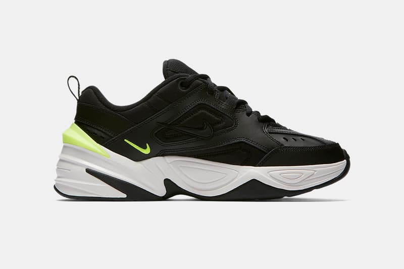 nike m2k tekno black volt