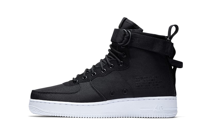 nike air force 1 sf mid black