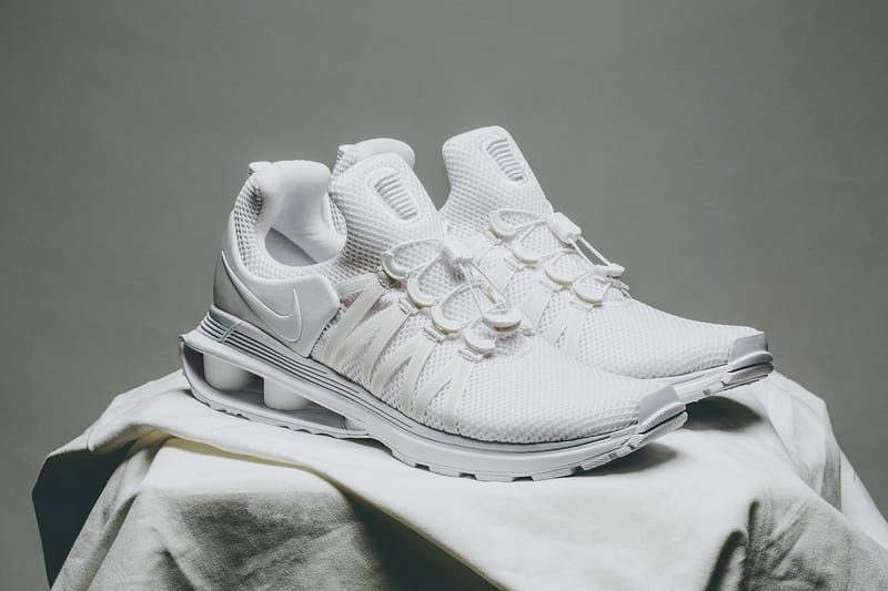 Nike shox gravity femme blanche online