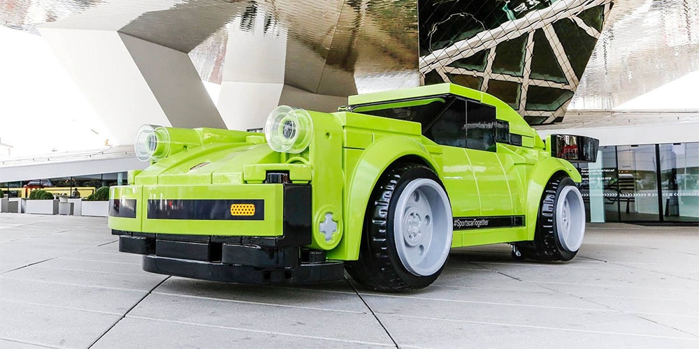 Porsche копирует полноразмерный 911 Turbo из кубиков LEGO