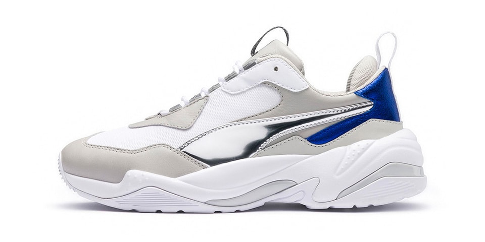 puma thunder electric white