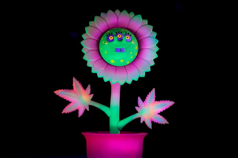 Ron English ロン・イングリッシュ 2018×コンパウンド×メイドバイモンスターズ MMJ GANJA GRIN SPONGEBOB HAZEBOB  スポンジボブ ヘイズボブ 世界500体限定 アートトイ フィギュア Ron English x Compound 'Ganja Grin' Sculpture | Hypebeast